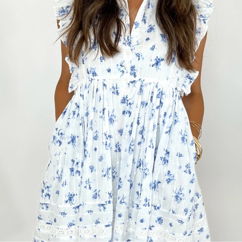 TALULAH Floral Flutter Dress